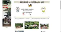Desktop Screenshot of haras-de-la-nee.com